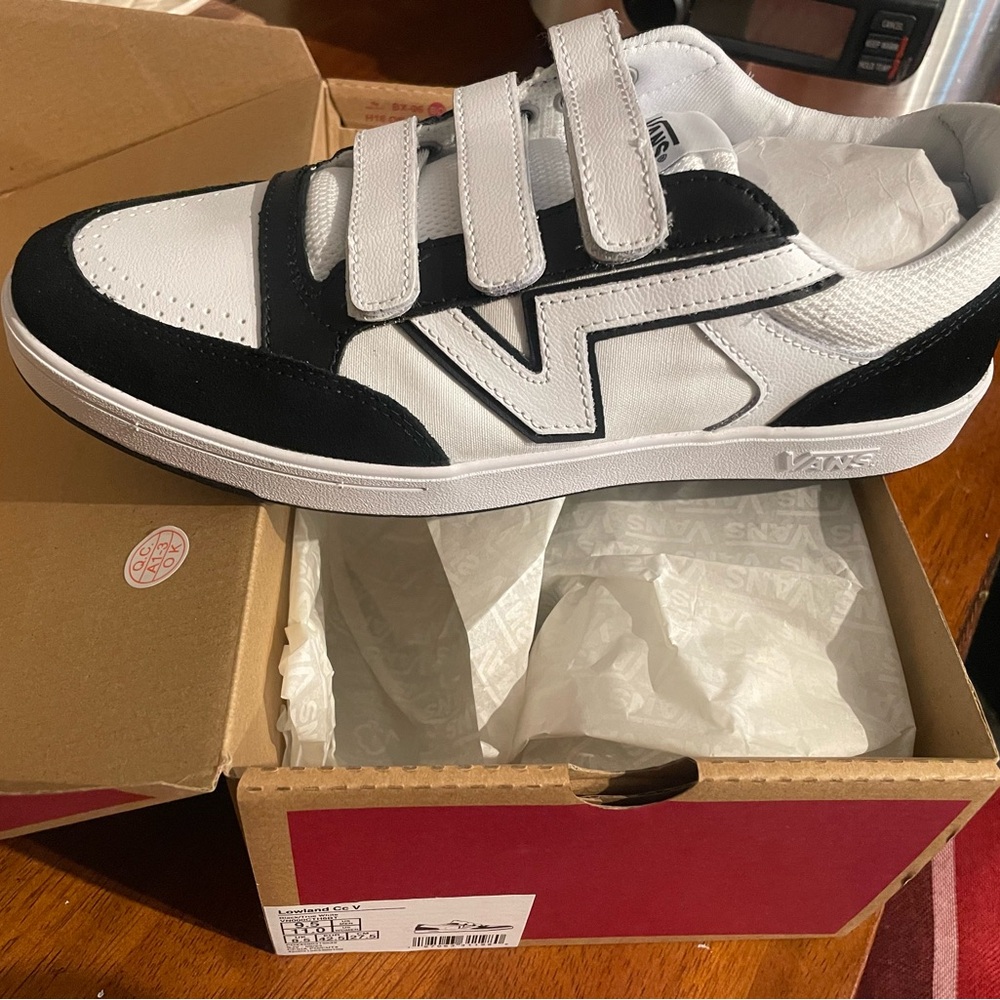 Vans Black and White Sneakers
